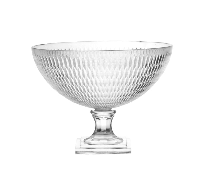 Glass Clear Eclat Centerpiece Pedestal Bowl