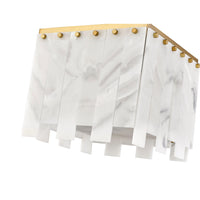 Rubbed Brass Viviana Flush Mount