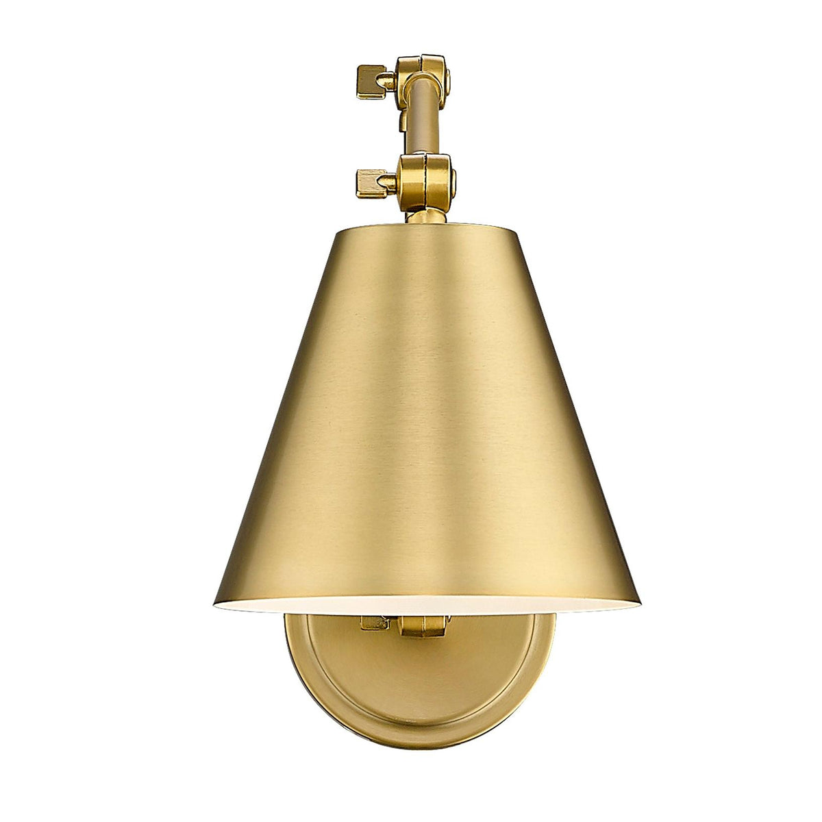 Modern Gold Adjustable Cone Sconce