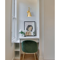 Modern Gold Adjustable Cone Sconce
