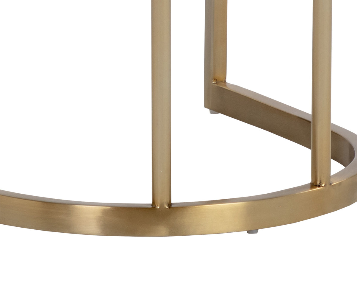 Larissa Napa Cognac / Rhea Light Barley Counter Stool