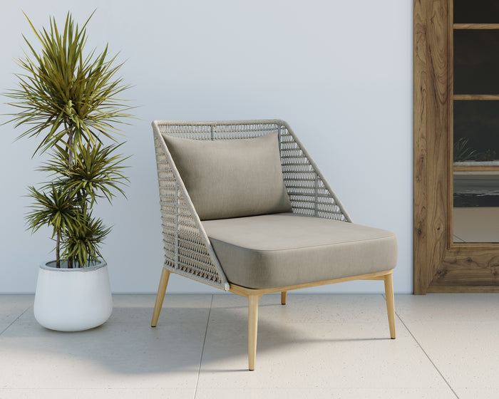 Andria Palazzo Taupe Lounge Chair