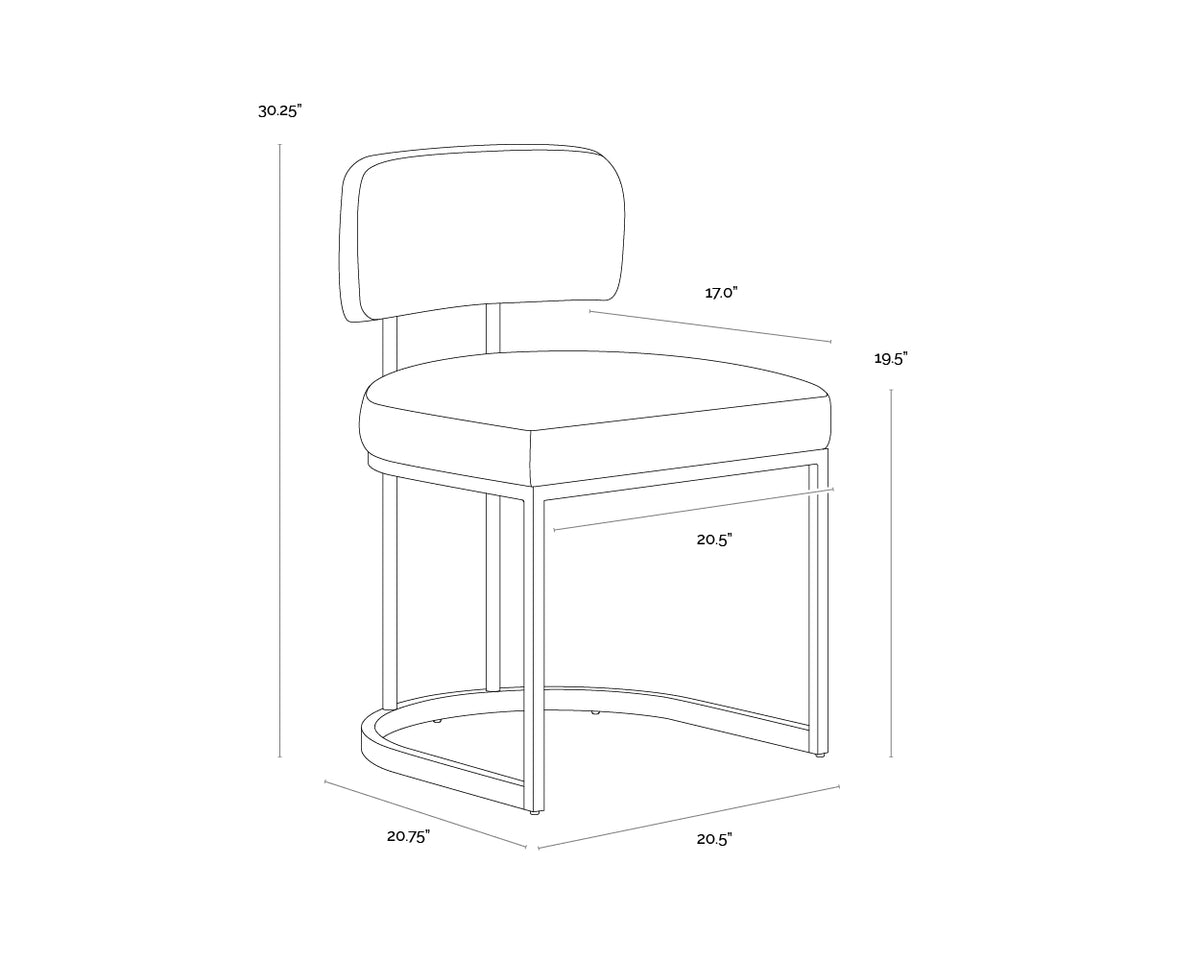 Larissa Bravo Black / Halton Birch Dining Chair