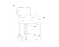 Larissa Bravo Black / Halton Birch Dining Chair