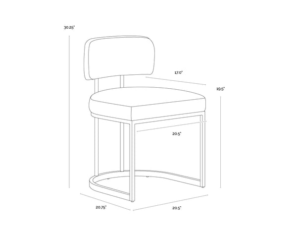 Larissa Bravo Black / Halton Birch Dining Chair