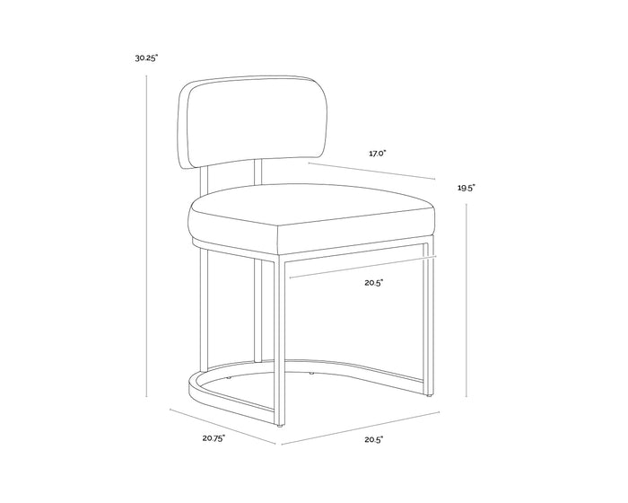 Larissa Bravo Black / Halton Birch Dining Chair