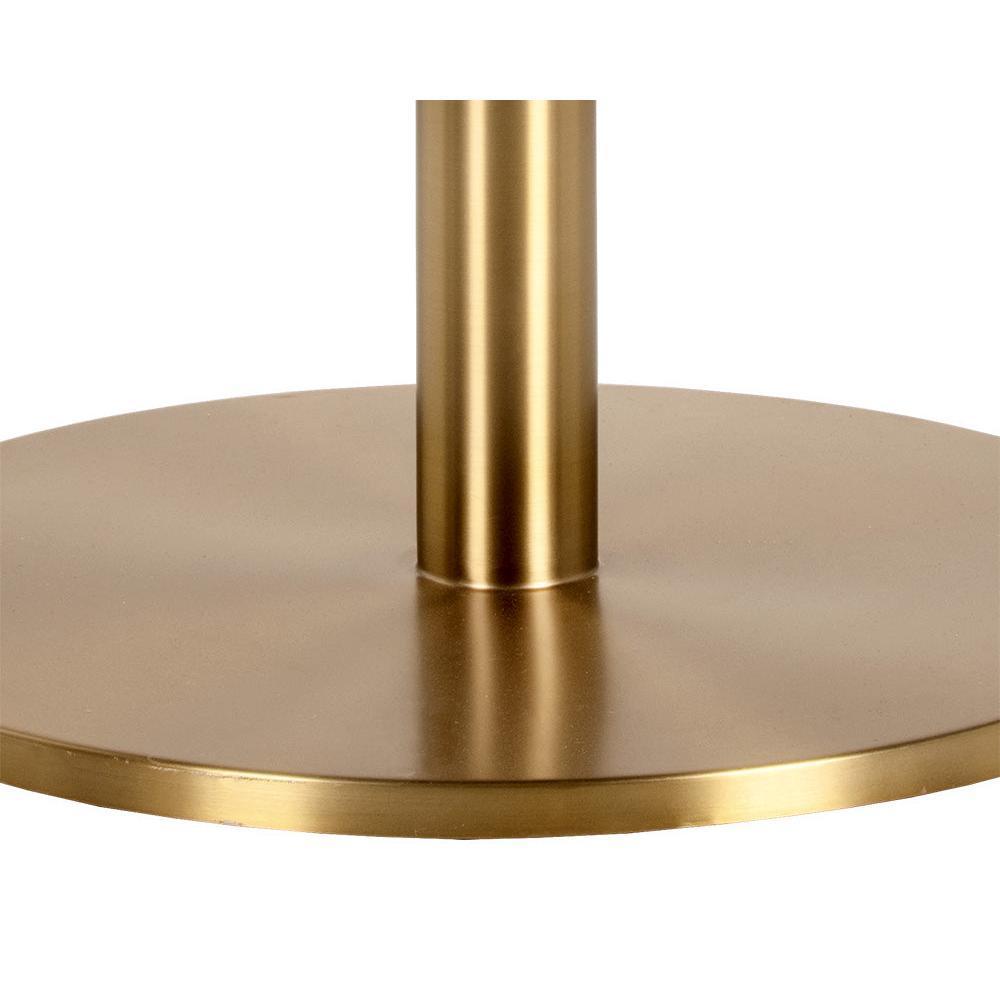 Massie Black Marble & Gold Bistro Table 35.5" - Table View | Bone & Brass