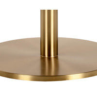 Massie Black Marble & Gold Bistro Table 35.5" - Table View | Bone & Brass