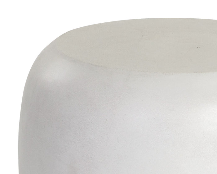 Iolite End White Table