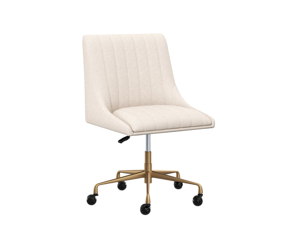 Halden Office Beige Linen Chair