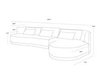 London Copenhagen White Boucle RAF Sectional