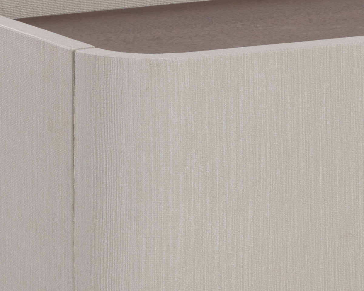 Jamille Large - Cream Nightstand