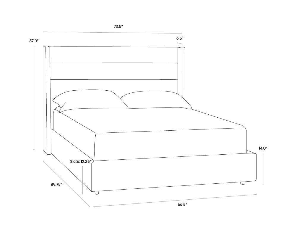 Emmit Queen - Merino Pearl Bed