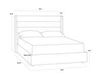 Emmit Queen - Merino Pearl Bed