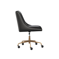 Halden Black & Bronze Office Chair