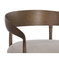 Zanatta Counter Stool - Zenith Taupe Grey - Stool Side View | Bone & Brass