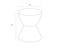 Logan End Black Table