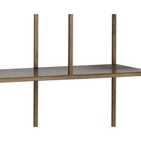 Eiffel Bookcase - Large - Antique Brass - Bookcase Detail | Bone & Brass