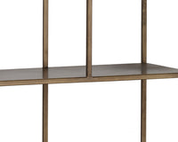 Eiffel Large - Antique Brass Bookcase