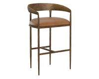Zanatta Barstool Tan Leather
