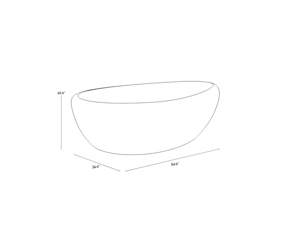 Corvo Large - White Coffee Table