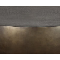 Cale Bronze Aluminum Indoor & Outdoor Coffee Table - Table View | Bone & Brass