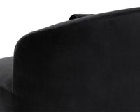 Soraya Charcoal Grey Curved Sofa