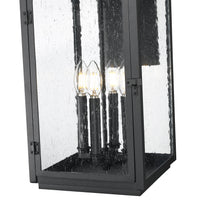 Sand Black Seedy Glass Wall Lantern