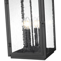 Sand Black Seedy Glass Outdoor Pendant