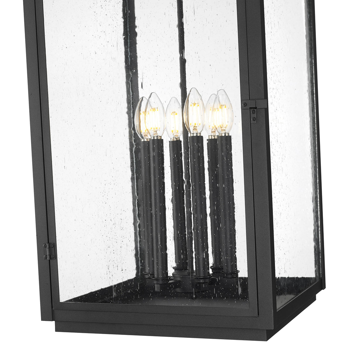Sand Black Oversized Outdoor Lantern Pendant