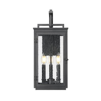 Sand Black Seedy Glass Wall Light
