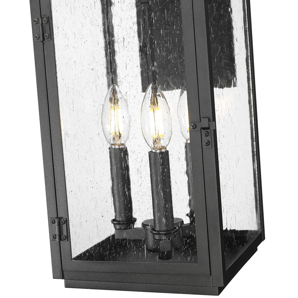 Sand Black Seedy Glass Wall Light