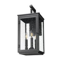 Sand Black Seedy Glass Wall Light