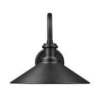 Sand Black Industrial Cone Wall Sconce