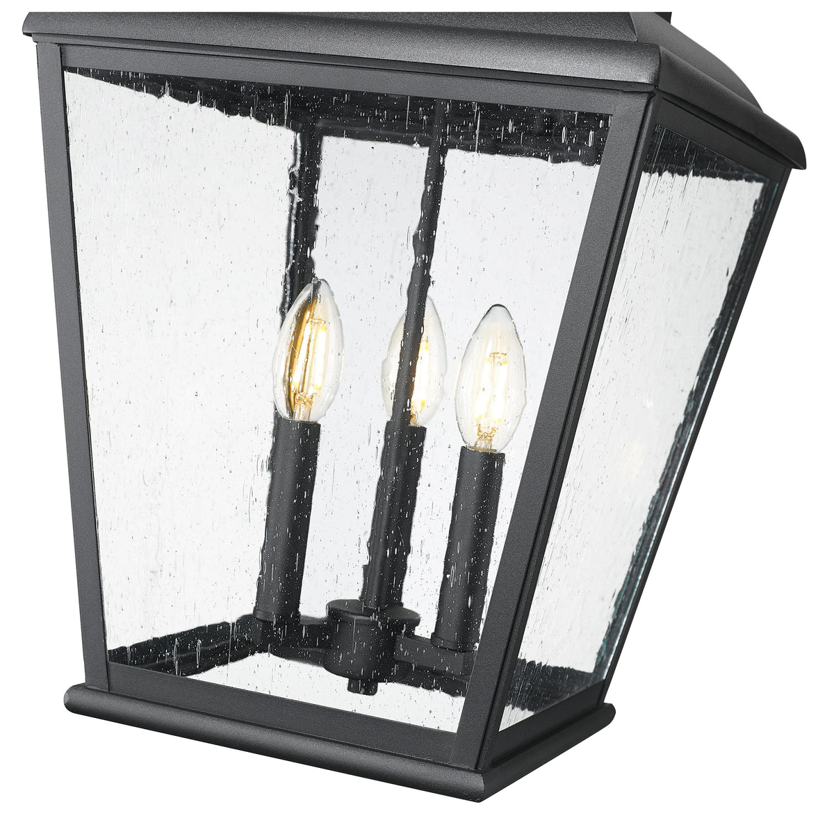 Sand Black Tapered Outdoor Pendant
