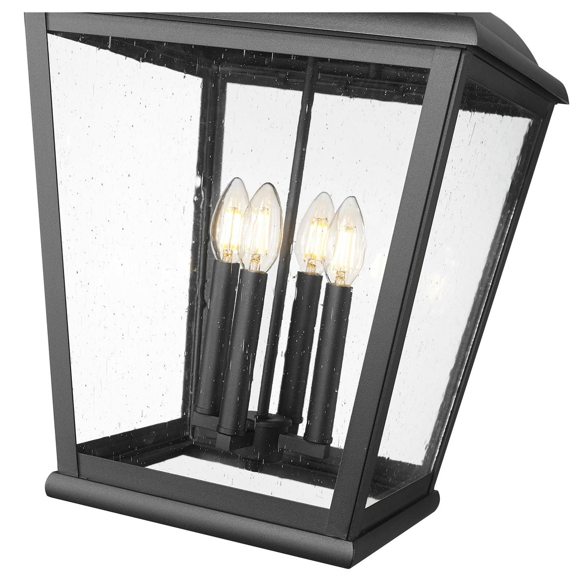 Sand Black Large Tapered Outdoor Pendant