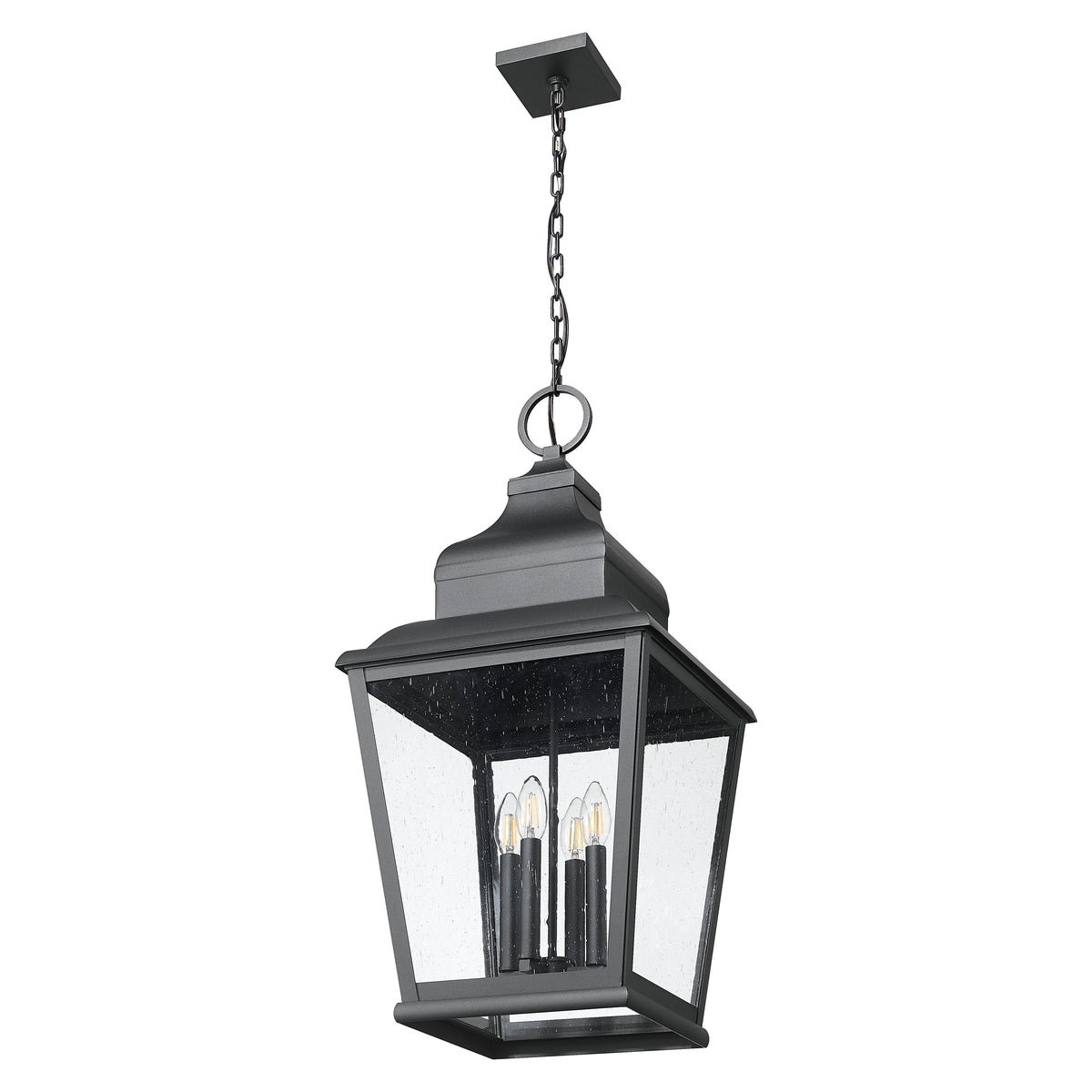 Sand Black Large Tapered Outdoor Pendant
