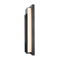 Black Keaton Geometric LED Wall Light
