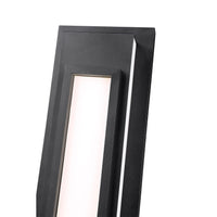 Black Keaton Geometric LED Wall Light