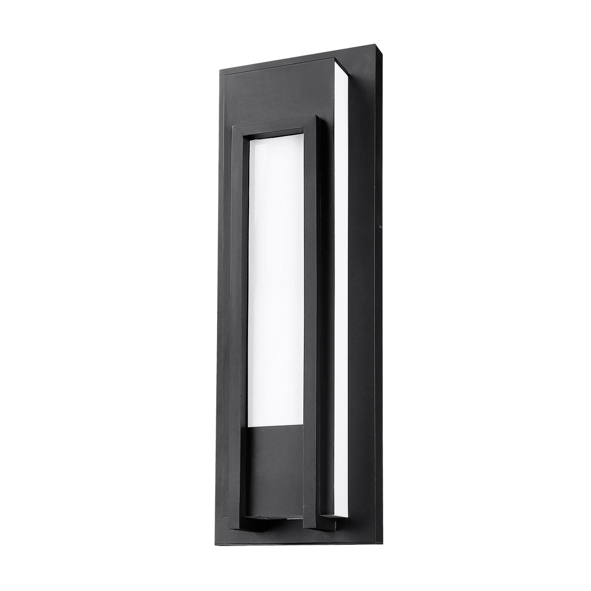 Black Keaton Geometric LED Wall Light