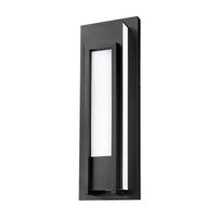 Black Keaton Geometric LED Wall Light