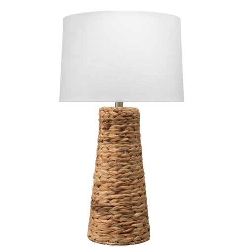 Haven Seagrass Table Lamp | Bone & Brass