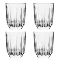 Clear Glass Tumblers Set of 4