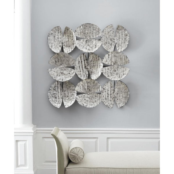 Ginkgo Silver Leaf Wall Art - Wall Decor Detail | Bone & Brass