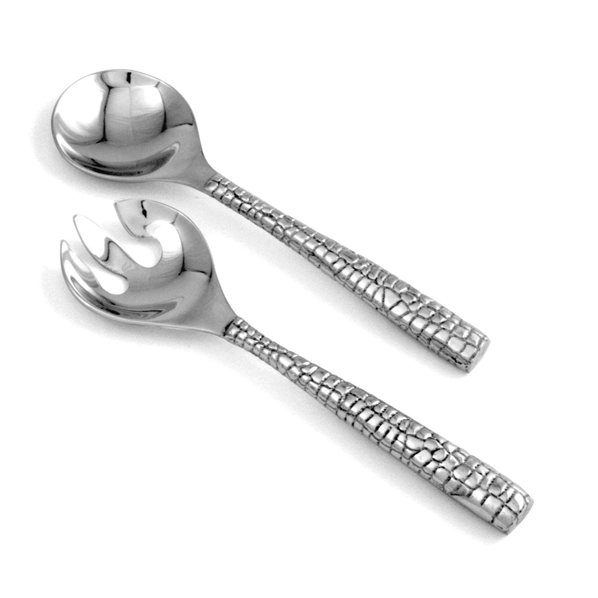 Pieles Croc Large Salad Servers | Bone & Brass