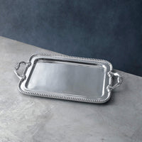 Pearl David Large Tray - Tray Top View | Bone & Brass