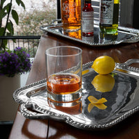 Pearl David Large Tray - Tray Detail | Bone & Brass