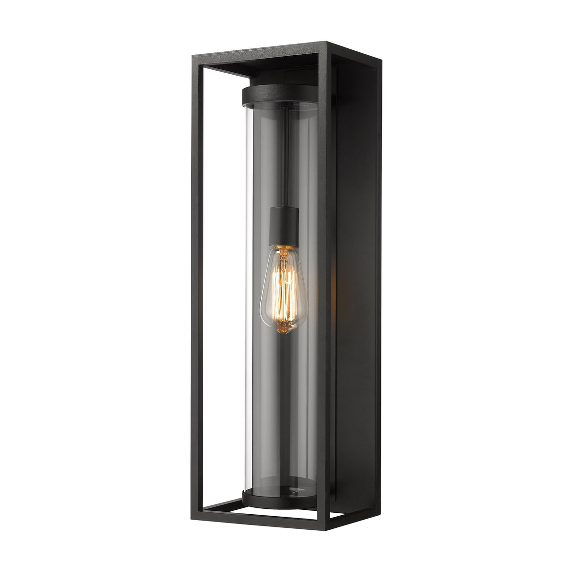 Black Dunbroch Open Frame Wall Sconce