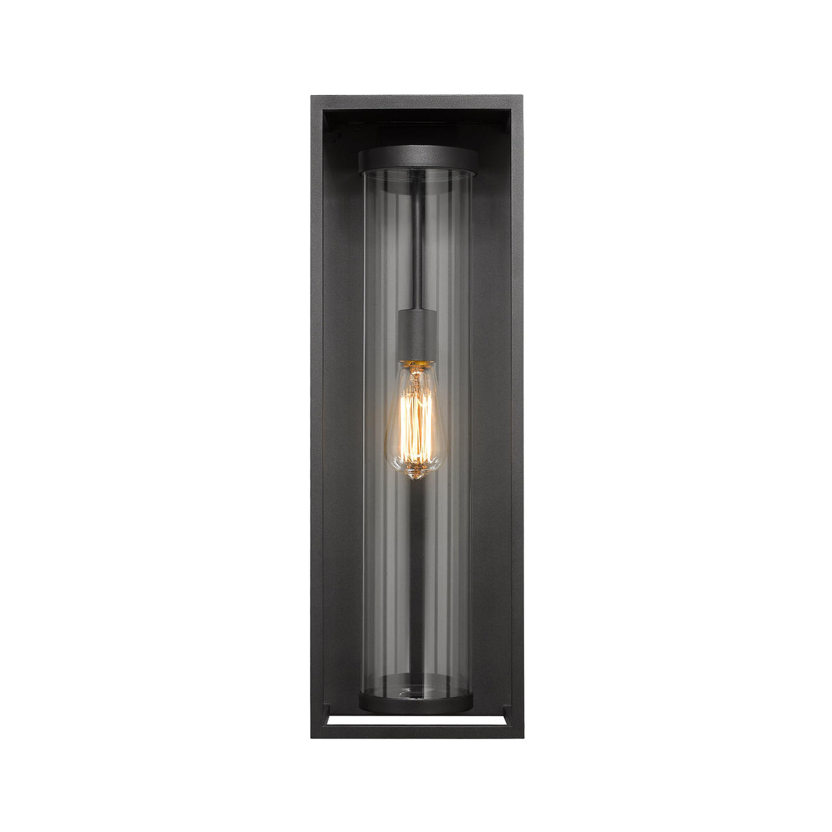 Black Dunbroch Open Frame Wall Sconce