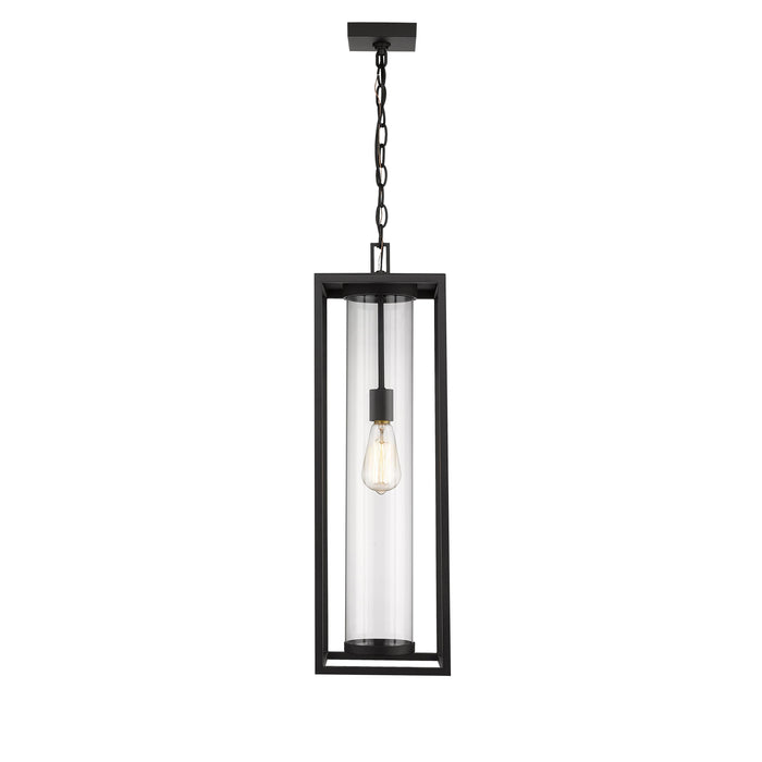 Black Dunbroch Open Frame Outdoor Pendant